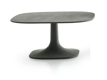 PUSHPAM - Square cement garden side table by B&B Italia Outdoor - view 2